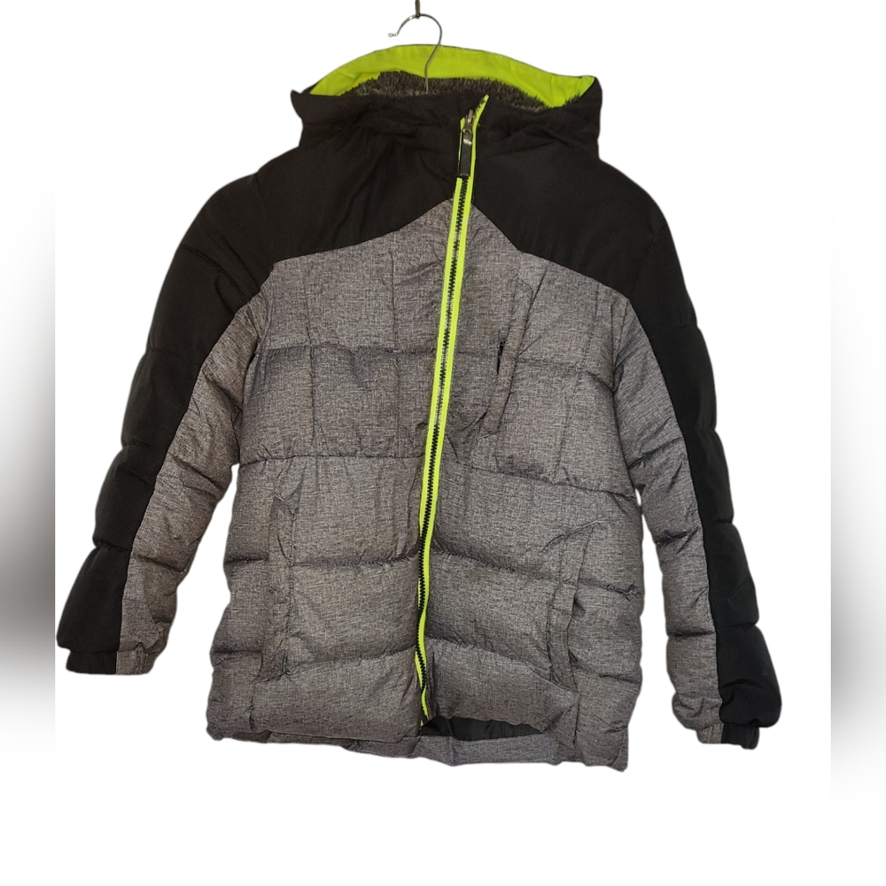 ZeroXposur Kids Jacket - Black and Gray with Neon Accents